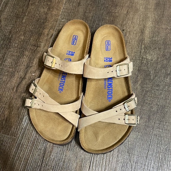 Birkenstock Shoes - NWT Birkenstock Franca Soft footbed Nubuck Leather Sz. 38